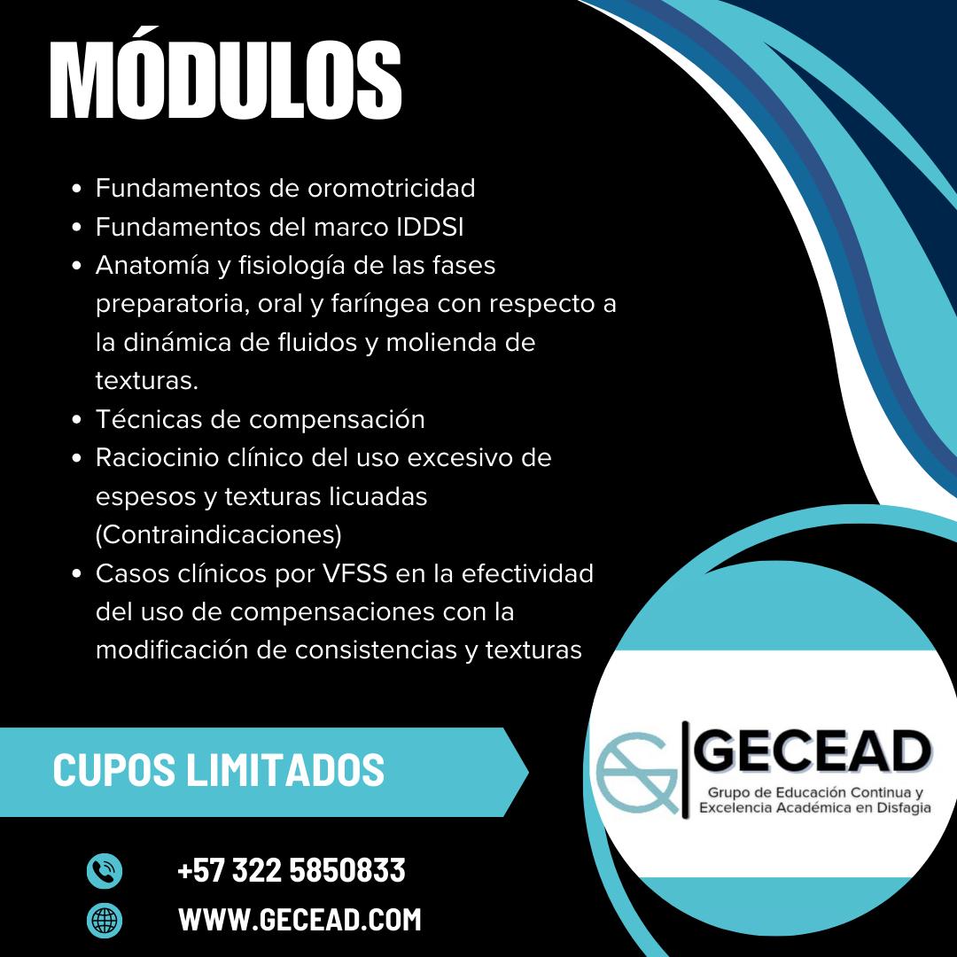 Rehabilitación de la disfagia con modificaciones de las consistencias y texturas según el marco IDDSI