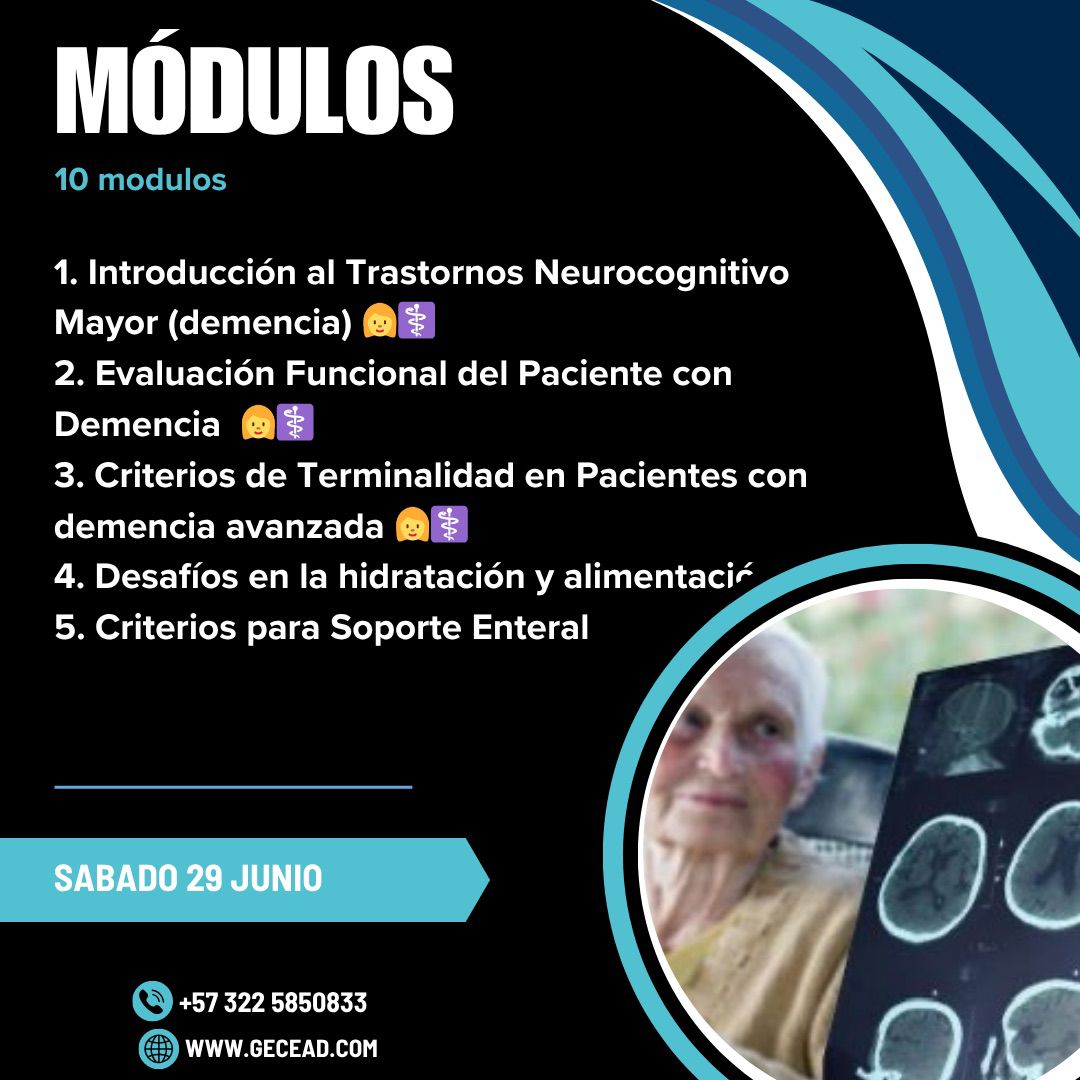 Manejo Integral del Paciente con Disfagia en la Demencia Avanzada y Criterios de Terminalidad