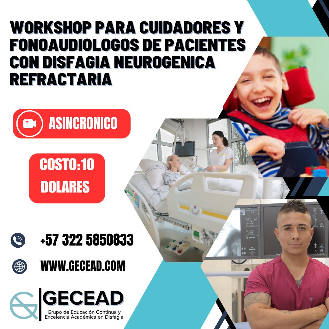 Taller para padres y cuidadores de niños con paralisis celebral y disfagia